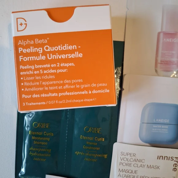 Set kit bundle travel sizes full sizes Tatcha Sunday Riley Sample Assortment - Picture 4 of 5